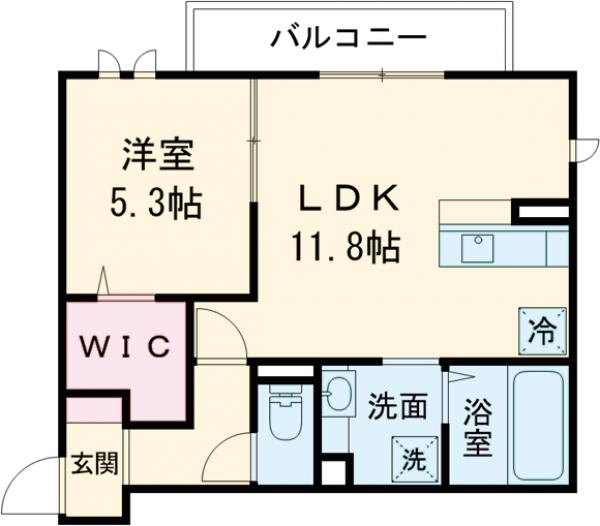 ダイアーズスクエアの間取り