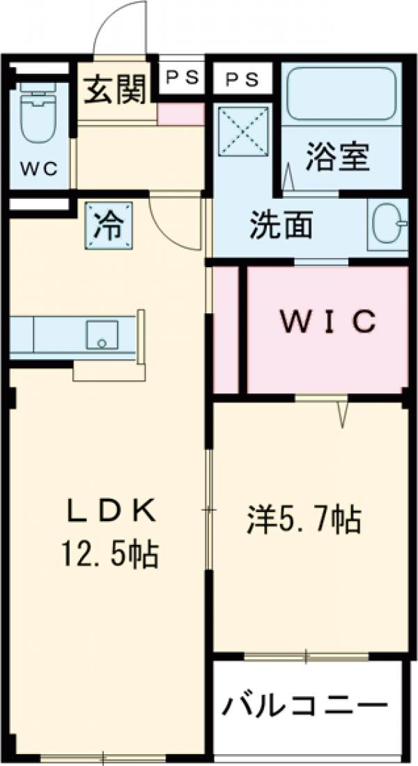 ラシーネ中里の間取り