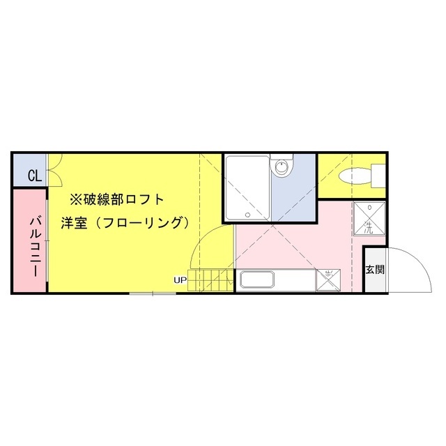 柴又の完工年月(2004年5月)築の賃貸アパートの間取り