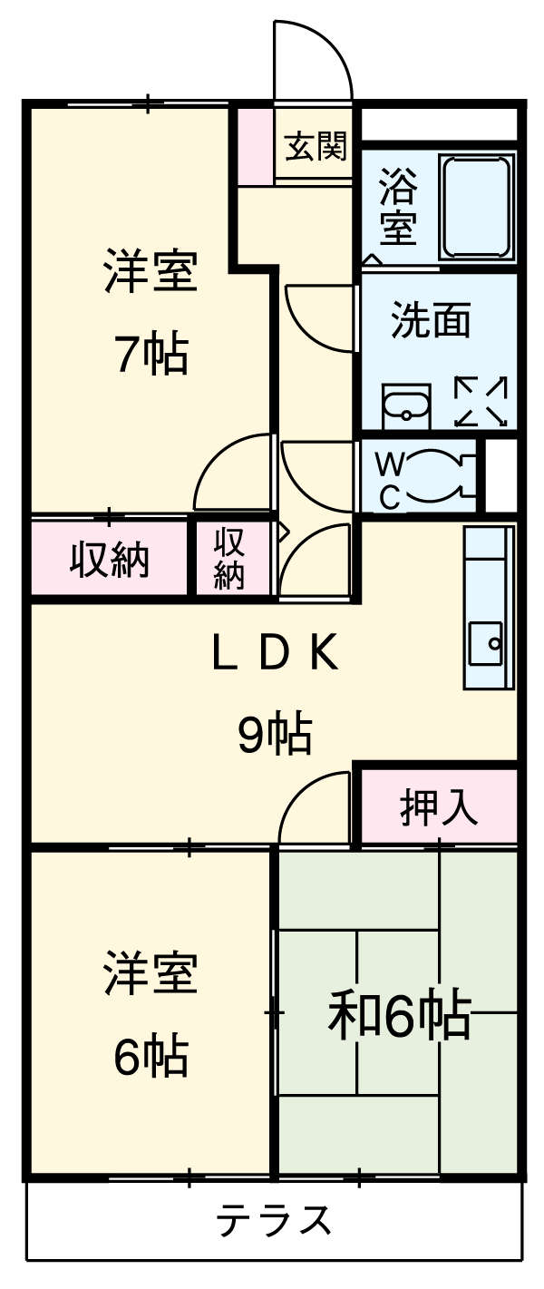 ビラージュ司の間取り