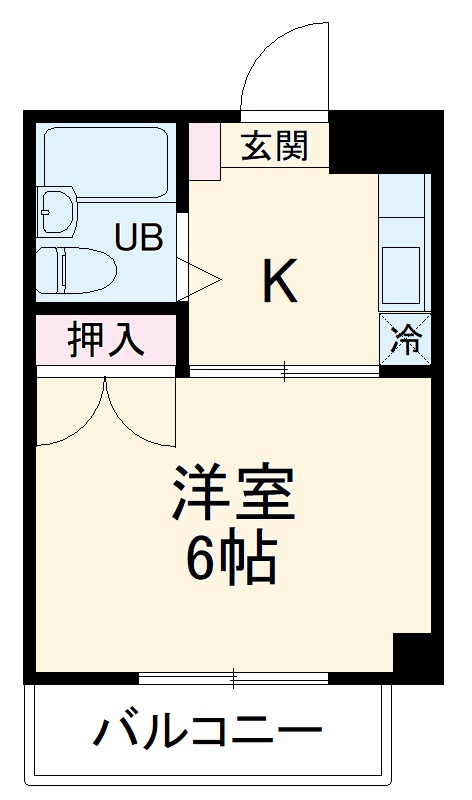 コーポちひろの間取り