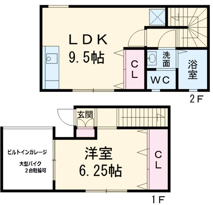 Garage Siteの間取り