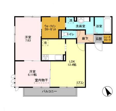 ヴィレッジ グリニッジ Ⅲの間取り