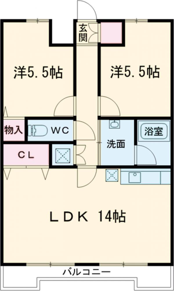 リンデンハイム赤塚の間取り