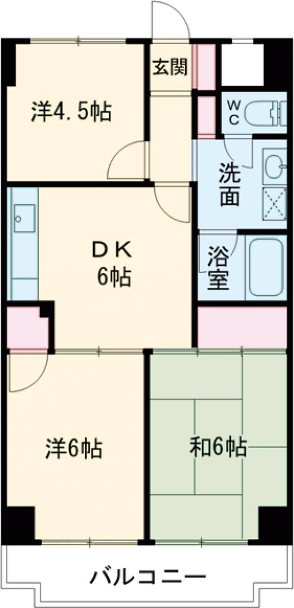 シャトーサンハイムの間取り