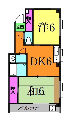 グランメール青砥の間取り