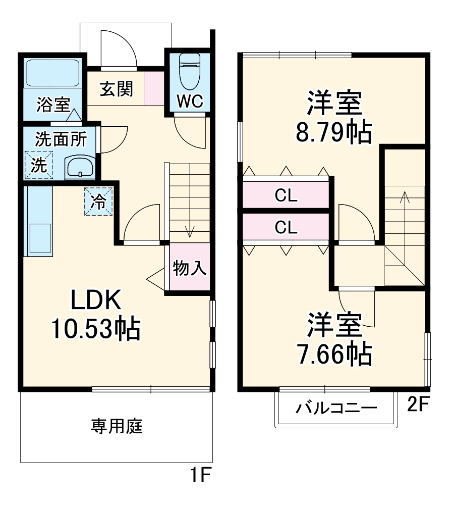 エスパスよもぎ台の間取り