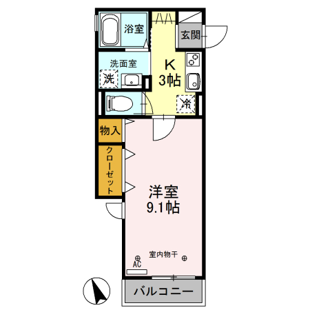 プロシード志木幸町の間取り
