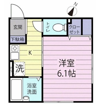 寿ハイツの間取り