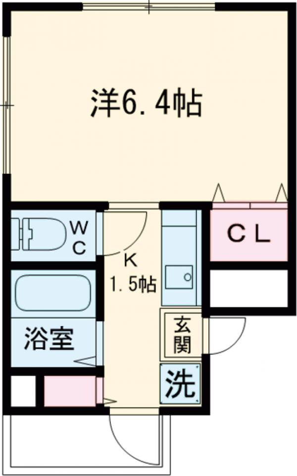 サンハイム白鳥の間取り