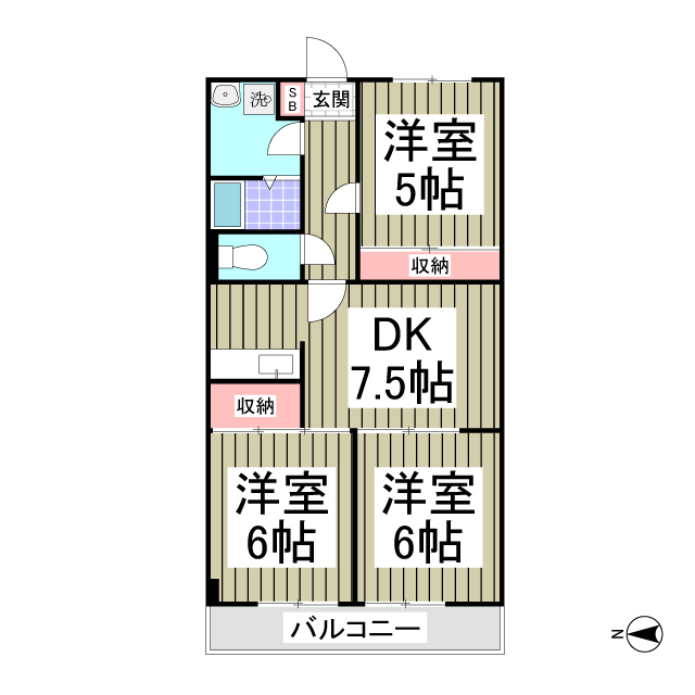 神谷ビルの間取り