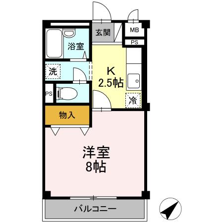 ソレイユ氷川台の間取り