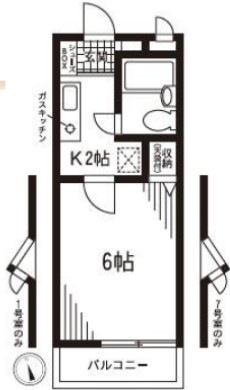 グリーンヒルズサイトウの間取り