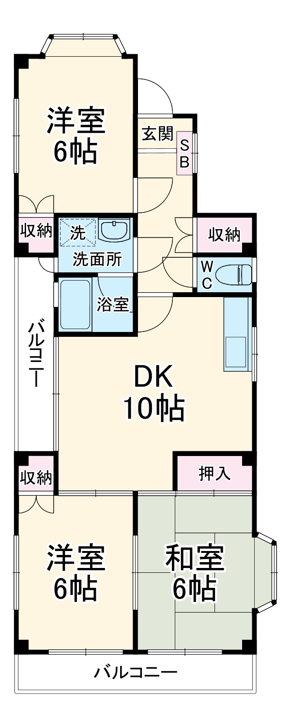 ユキタケ光が丘ビルの間取り