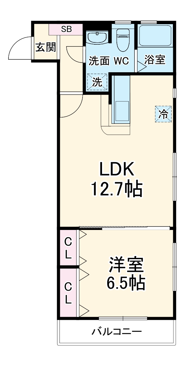 シェル エトワーレⅡの間取り
