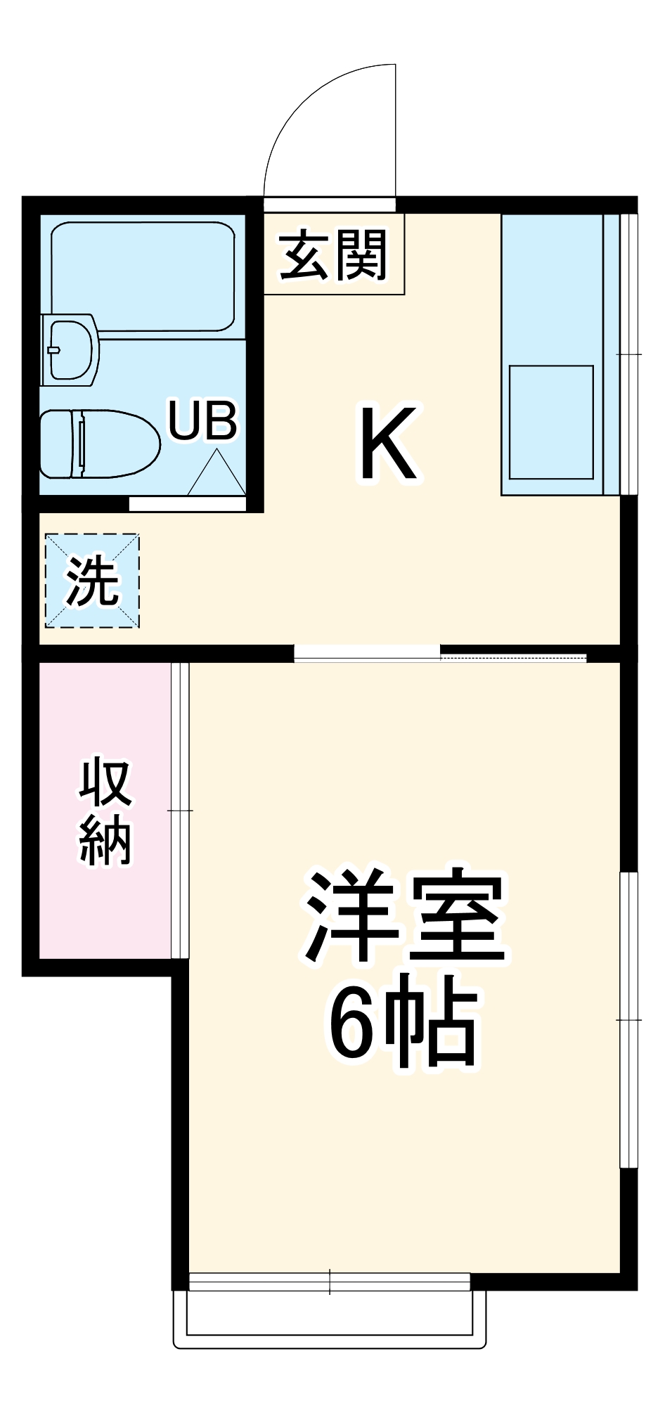 塚本コーポの間取り