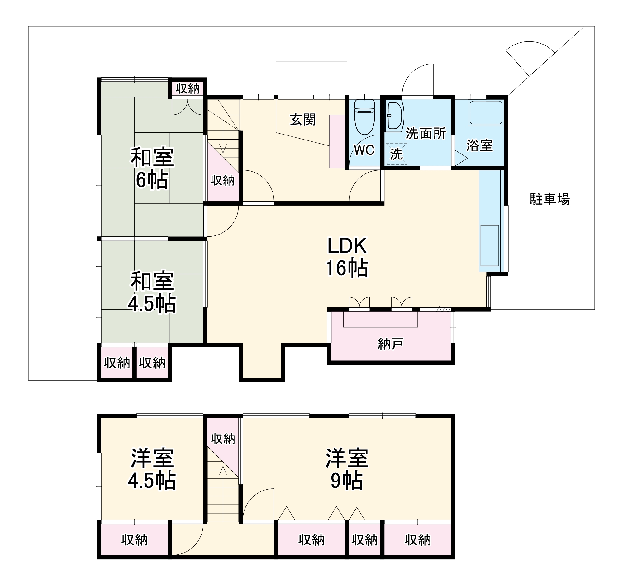 スガノ・レジデンスの間取り