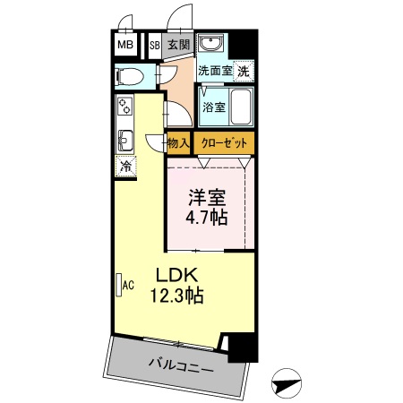 BLESS志村坂上の間取り