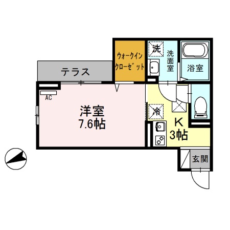 グランディール和光の間取り