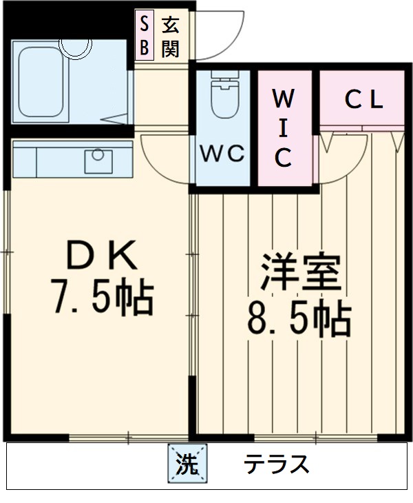 ハイツ前田の間取り