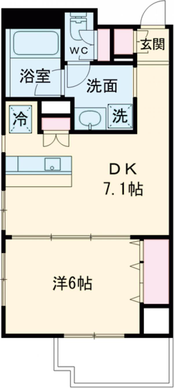 イーリスコート桜上水の間取り