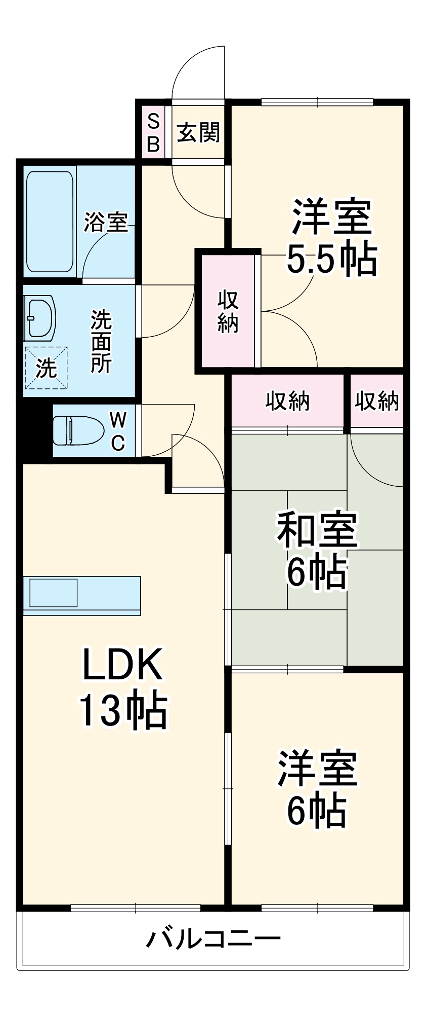 代官坂マンションの間取り