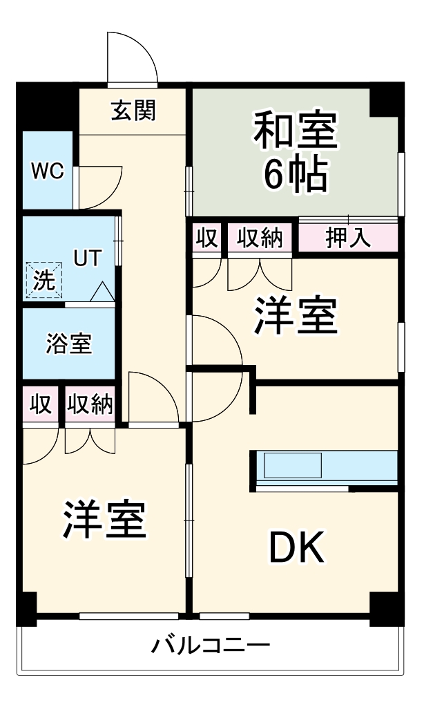 ベルルージュ上社の間取り