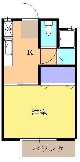 クレールKの間取り