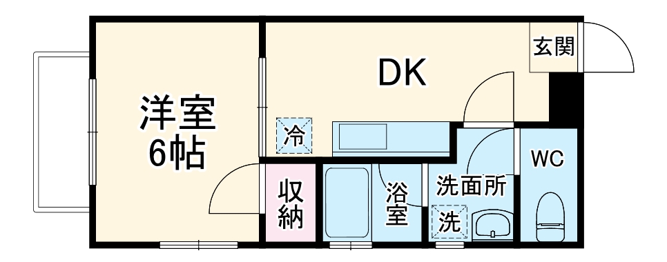 ドミールサンコウの間取り