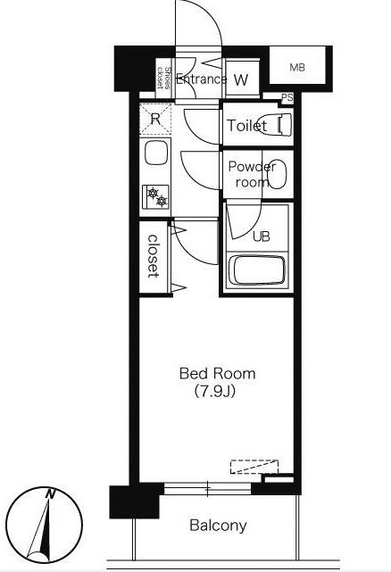 エミリブ下落合の間取り