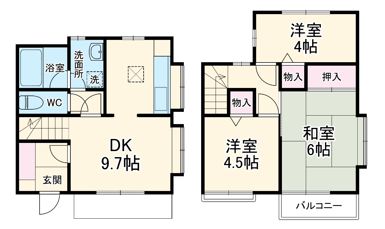 ビューパレス泉台C棟の間取り