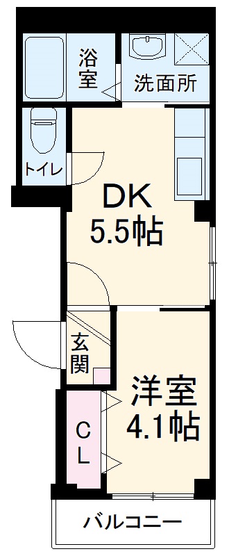 ノエル新川崎の間取り