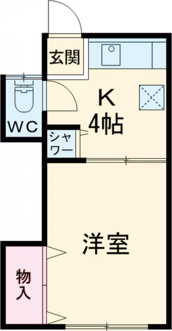 荒川荘の間取り