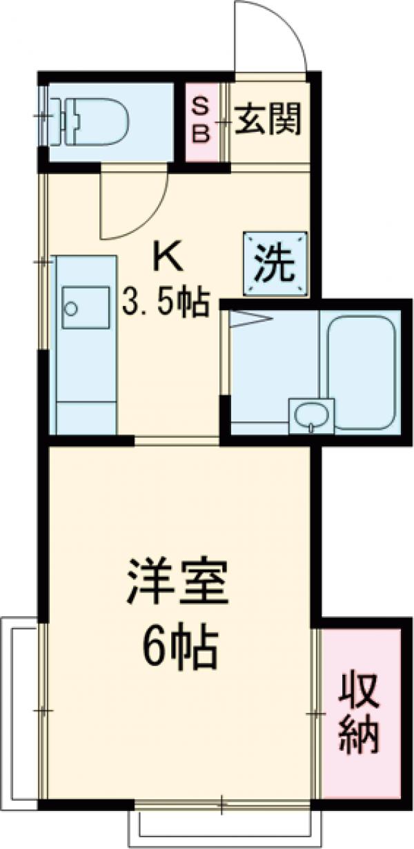 コーポサンライズの間取り