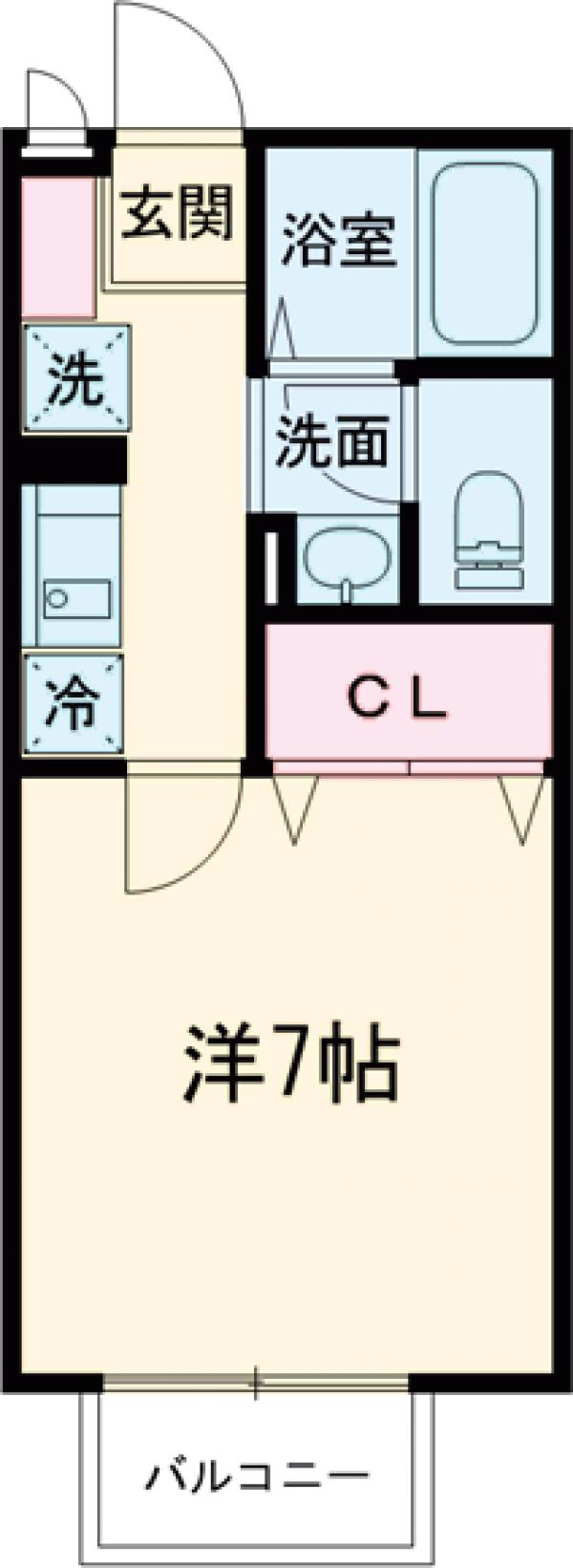 モナリエ北小岩の間取り