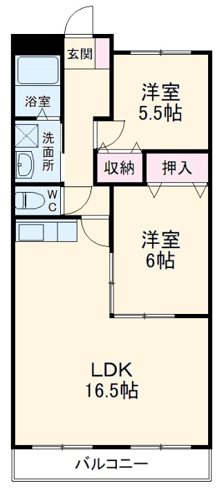 グランシャリオの間取り