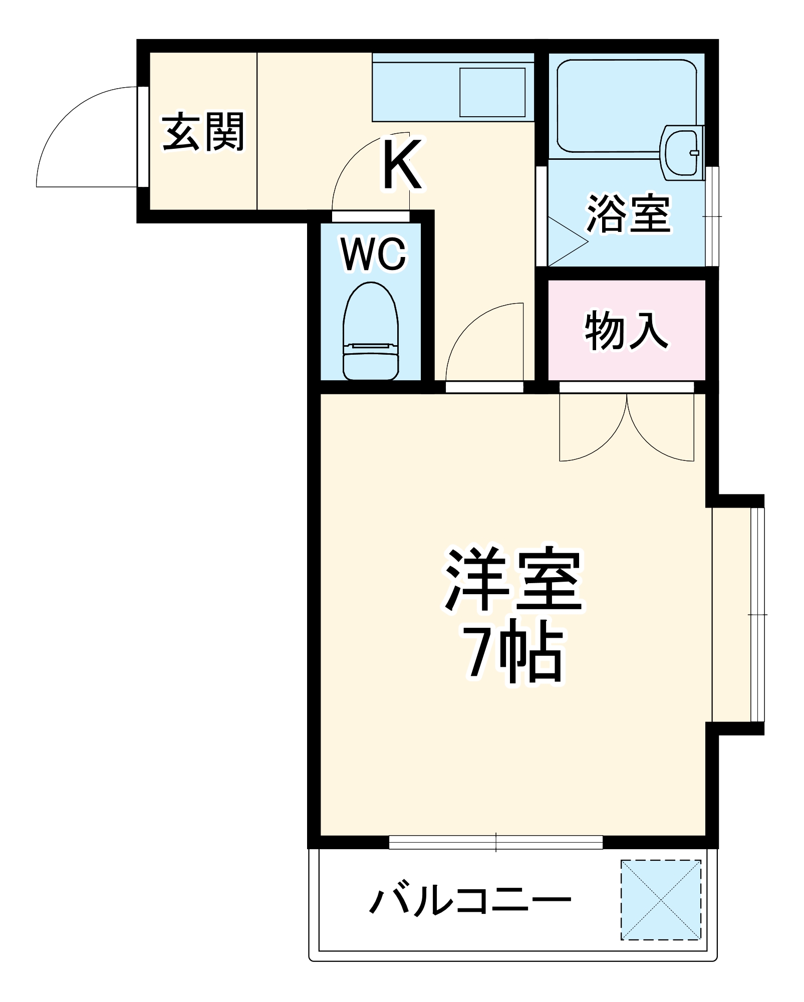 エスポワールエビスの間取り