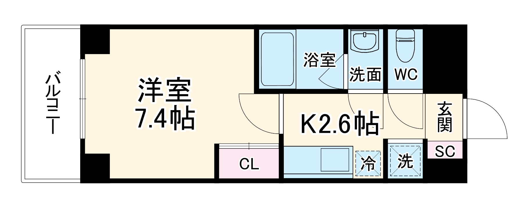 LOC’S KIKUNAの間取り