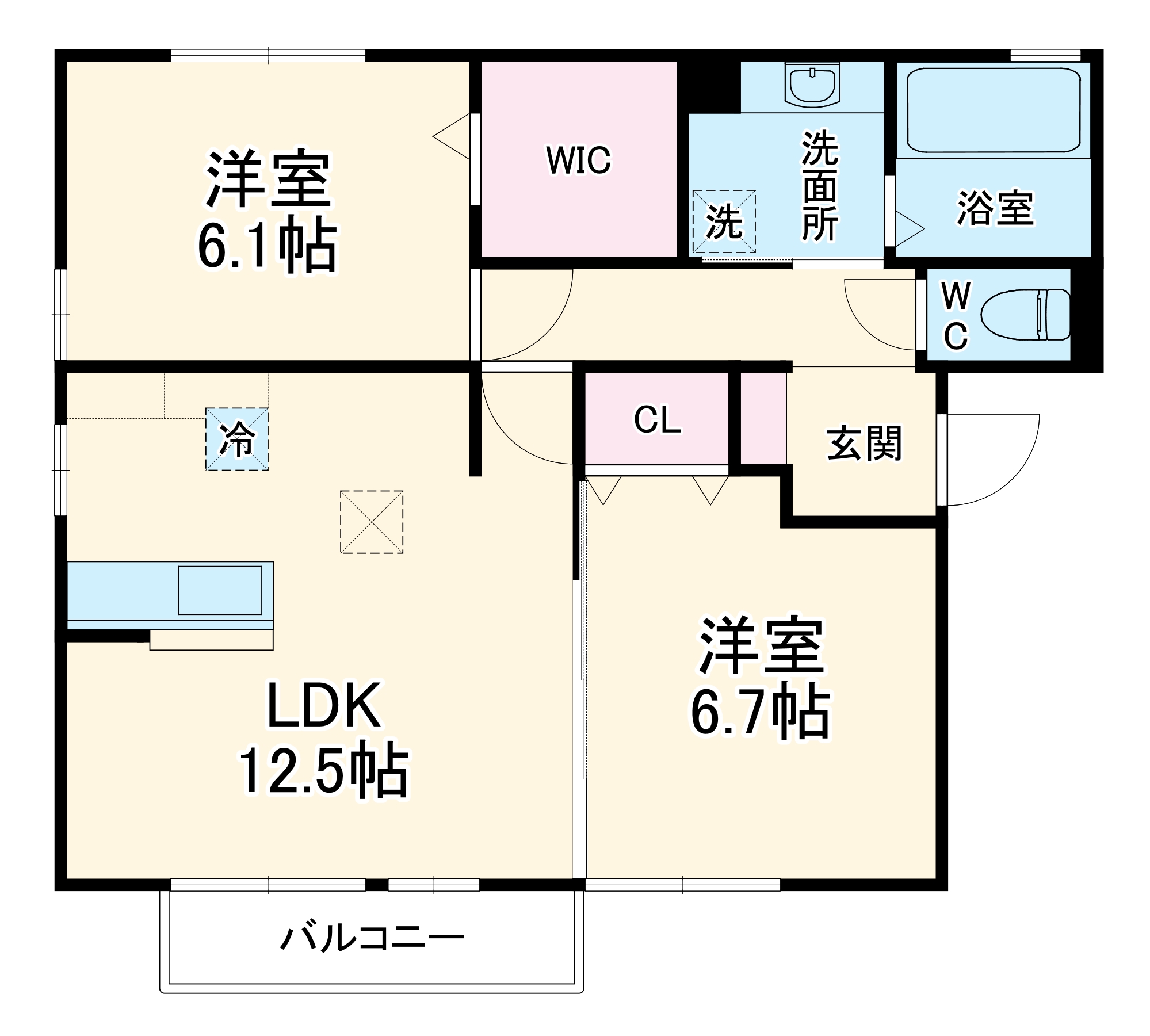 プリマヴェーラの間取り