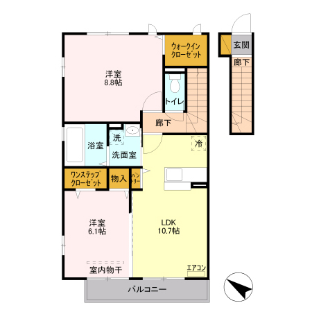 クラベールの間取り