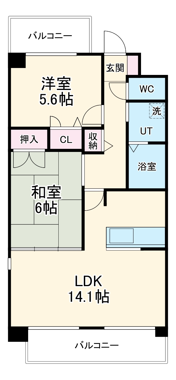 ベルドミールの間取り