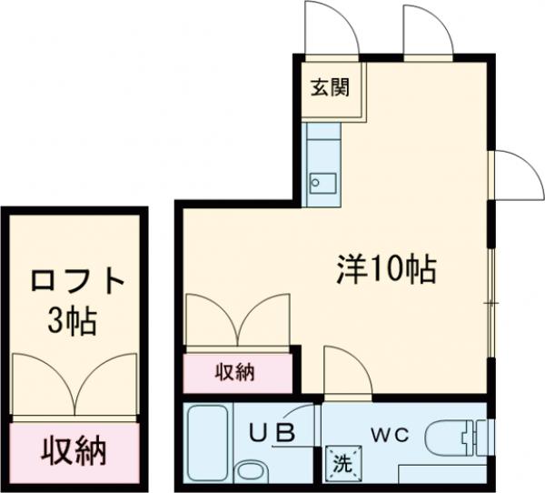 イルコローレの間取り
