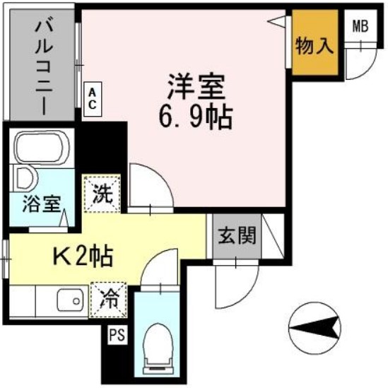 ルーエ21の間取り