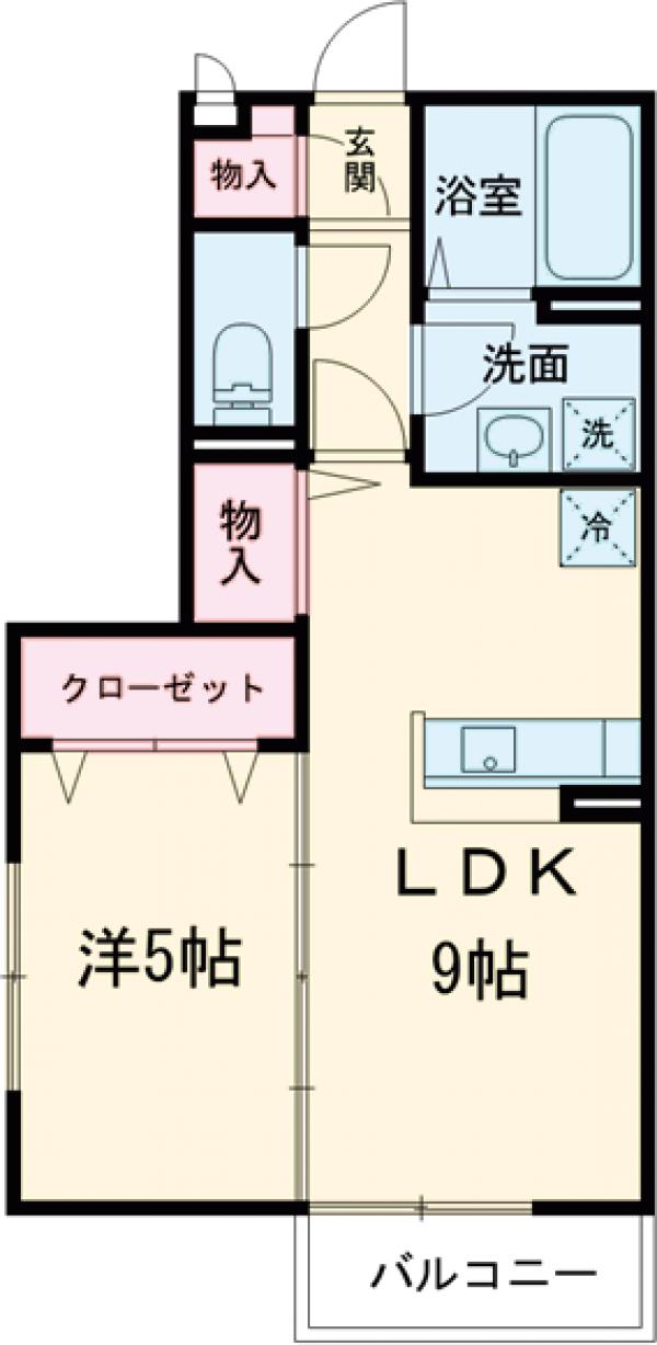 高砂の完工年月(2006年12月)築の賃貸アパートの間取り