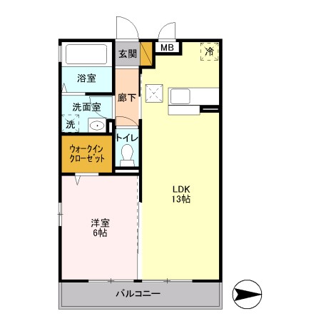 レクレドールの間取り