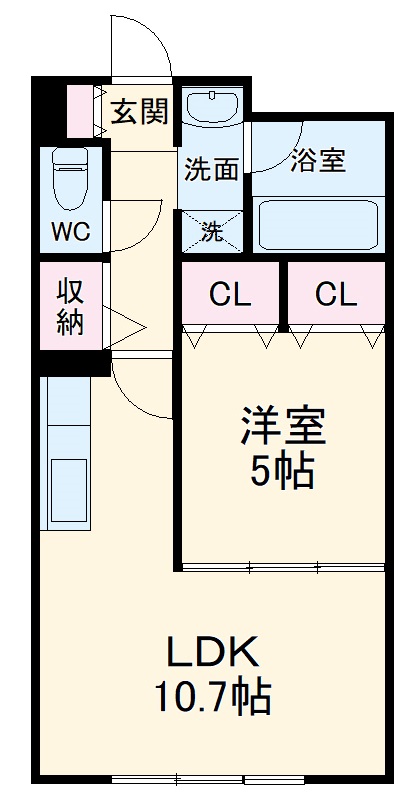 プランドール高社の間取り