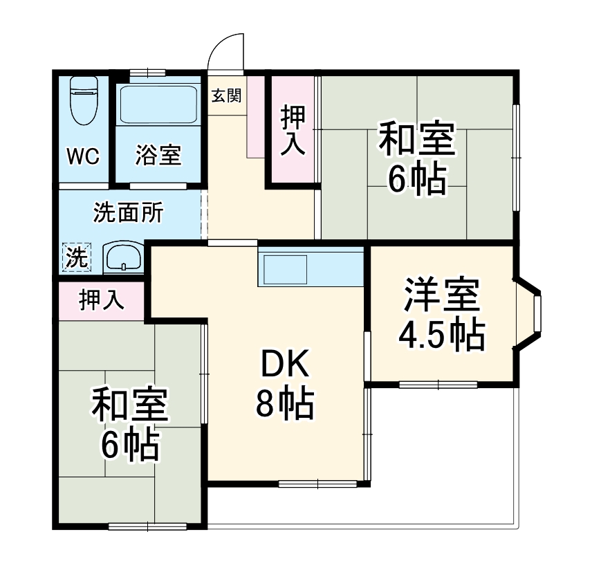 ハイツ池沢の間取り