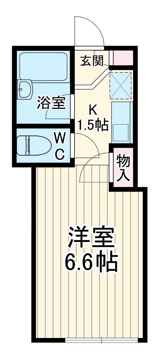 モンテローザ日吉の間取り