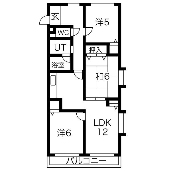 アネックス東名の間取り