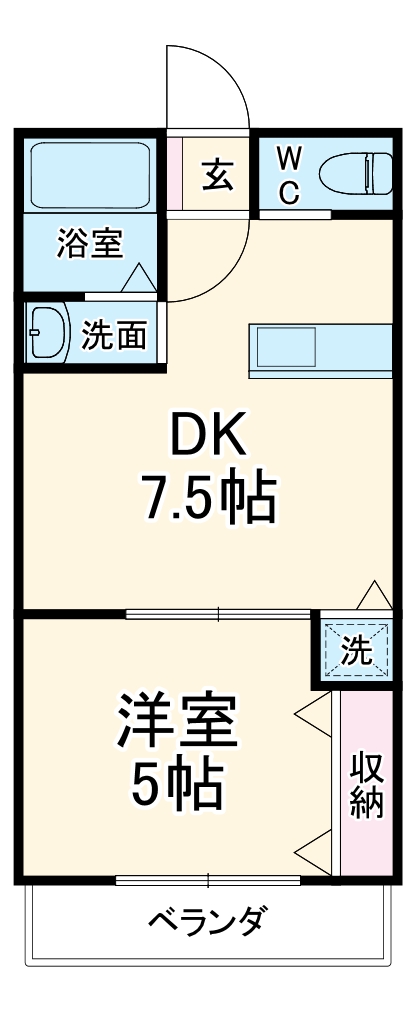 牧野マンションの間取り